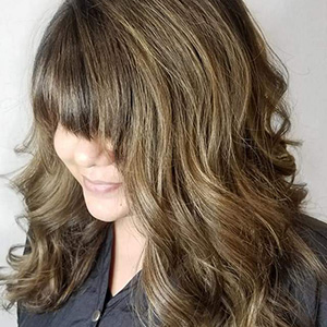 An image of a hairstyle by independant stylist Annmarie Delgado.